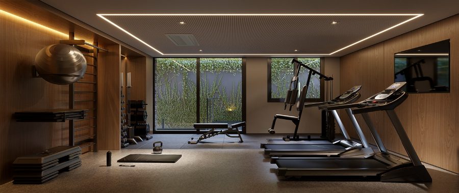 Espaço fitness do Casa Terralta