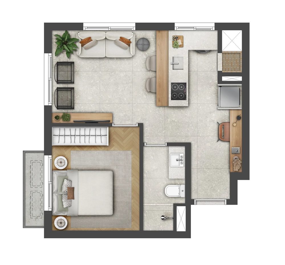 Planta smart house de ponta do GO Bom Fim