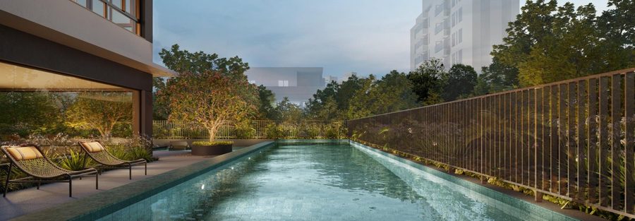 Piscina externa do High Garden