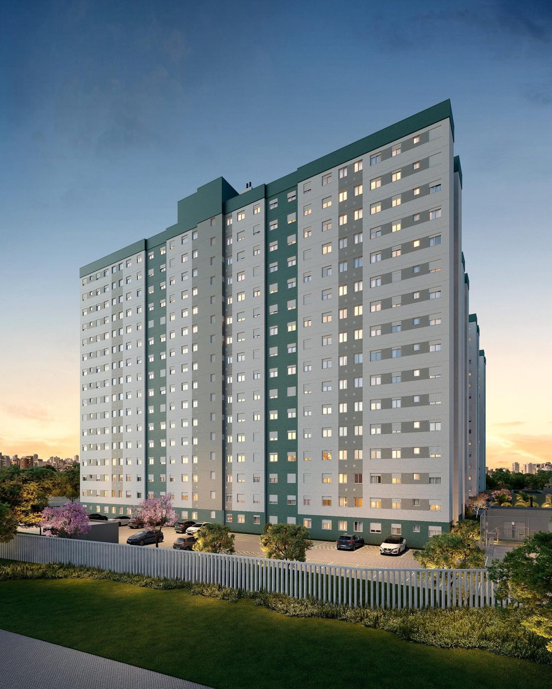 Fachada das torres do Open Arvoredo